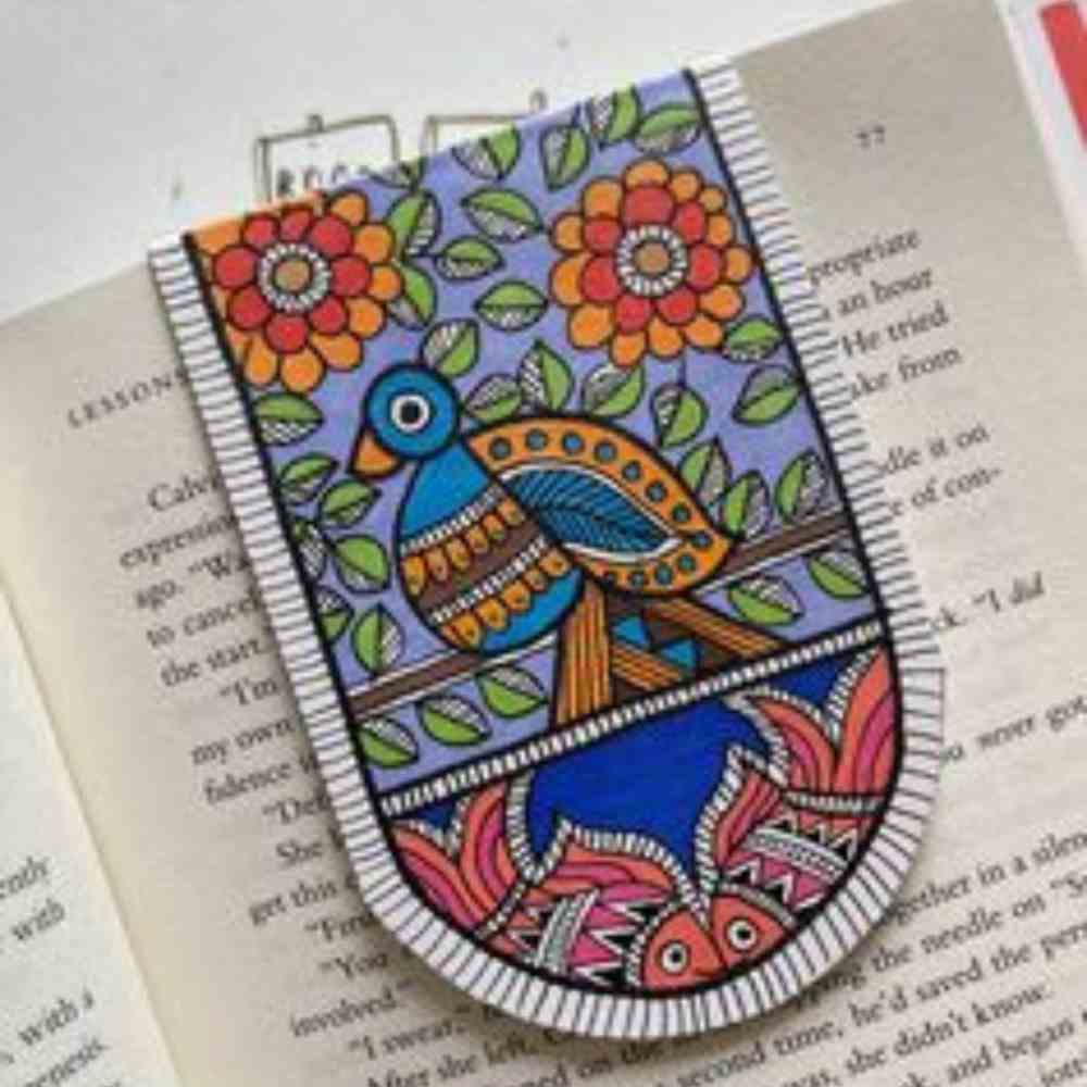 Madhubani Handpainted Greeting Cards ( 8*5 * 5.5 in )